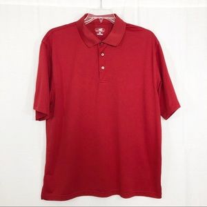 Pro Player Mens Golf Polo Shirt, Size XL, Red